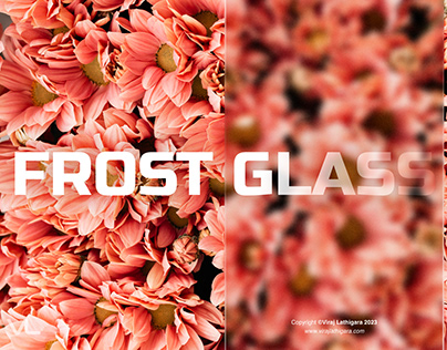 Floral Frost Glass Effect : Figma Designs