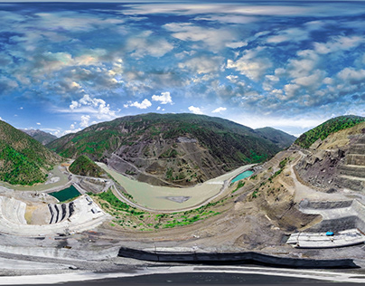 Salini İmpregilo Siirt Baraj Şantiyesi 360 Sanaltur