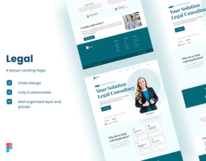 Lawyer Landing Page