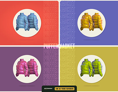 Puffer Jacket Design by FittDesign