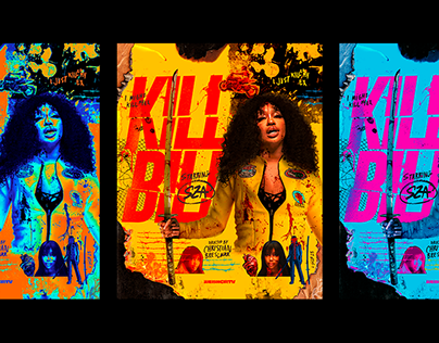 KILL BILL - SZA (poster design)