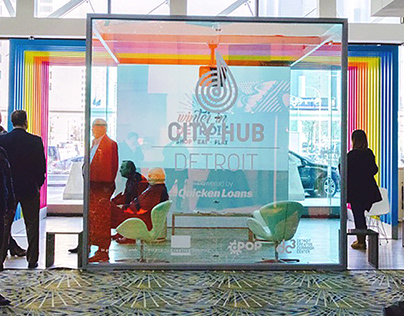 City Hub Booth Design at the 2018 NAIAS
