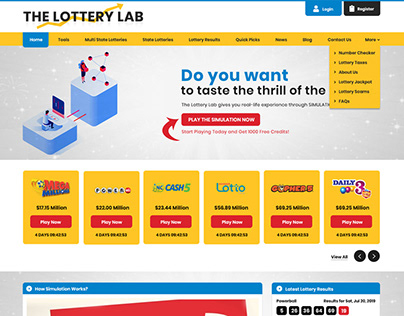 Website Design For lotteries