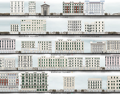 Redevelopment of Al-Raml buildings’ elevations