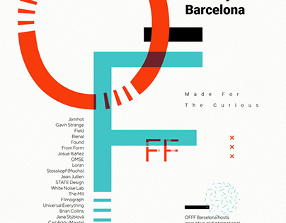 OFFF Barcelona - Event Poster
