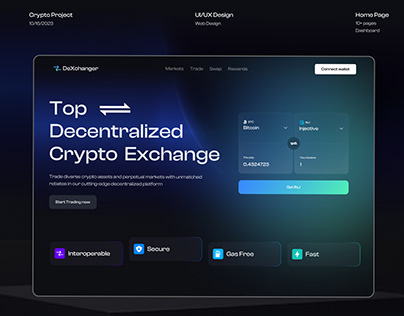 Crypto- Decentralized Exchange Website