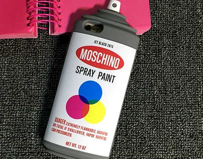 Coque iPhone 6s 6s plus insolite Moschino spary paint s