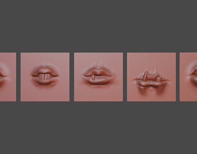 3D Model Trial: Mouths by Sara Go