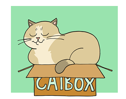 Cat Box Shop - Spot Illustrations