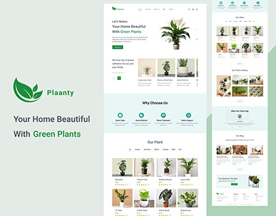 Plant Landing Page & Webpage🌱