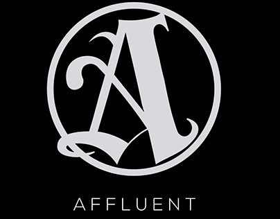 Logo e capas de EP e singles da banda AFFLUENT