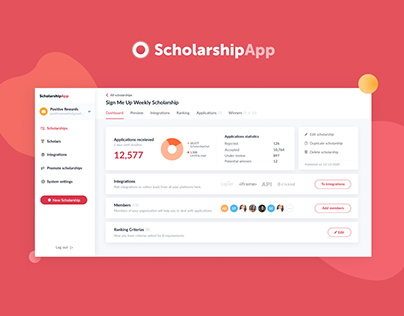 CMS System for Scholarship Providers