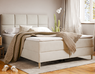 Furniture visualization of bed