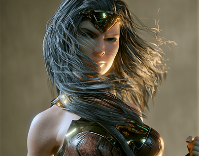 Render 3D - Wonder Woman