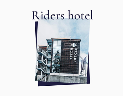 Project thumbnail - Riders hotel website concept
