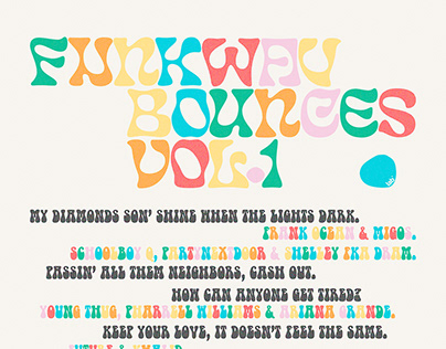.p - funk wav bounces vol.1 - posters