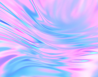 Iridescent abstract wavy gradient