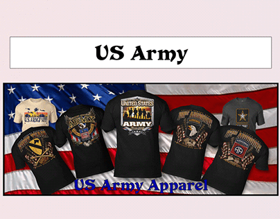 USA Armed Forces Apparel Banners