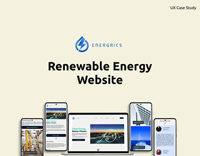 Project thumbnail - Energrics Renewable Energy Website