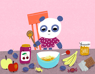 Panda Story illustrations