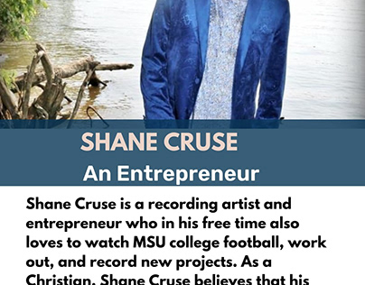 Shane Cruse - An Entrepreneur