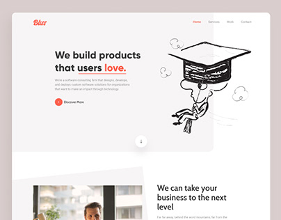 Bliss_ Startups Website Design
