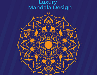 Luxury mandala design .