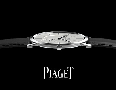 Piaget Altiplano Watch 3D Rendering