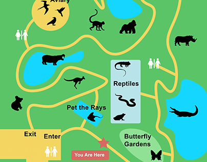 Wayfinding Zoo Map Project