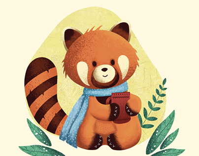 Illustration Red Panda