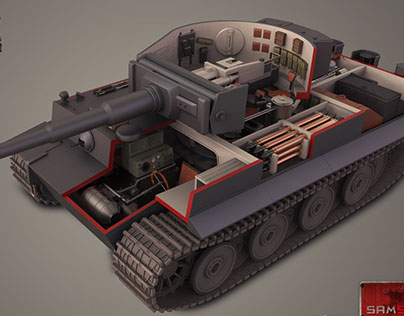Tiger Tank cutaway