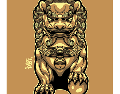 Chinese Guardian (Vector art)