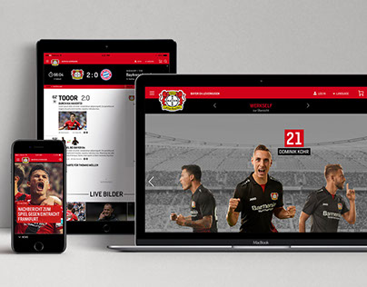 Bayer 04 Website and App Relauch