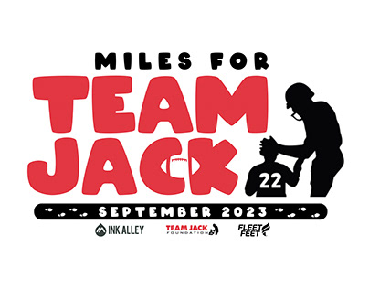 Miles for Team Jack T-Shirt Design