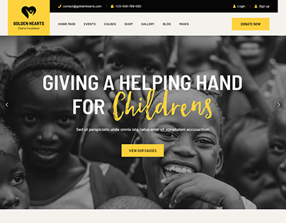 Charity / Non Profit Website Design