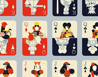 Иллюстрированные игральные карты "Алиса в стране чудес"