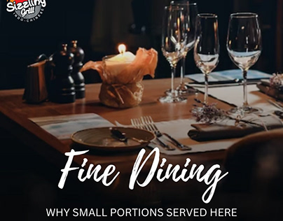 Fine Dining Restaurant Calgary : Why Less Food Served?