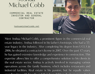 Meet Joshua Michael Cobb!