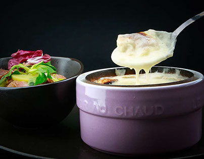 Photographie culinaire - Epaule de porc et Mont d'Or