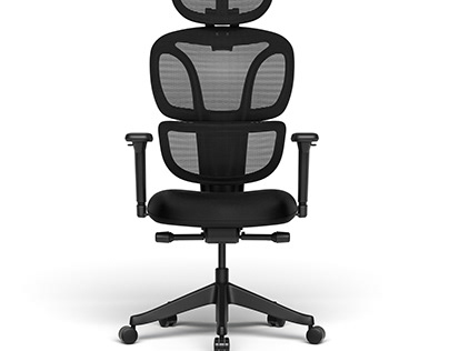 Gaming Chair Modeling, PBR Texturing and Rendering.
