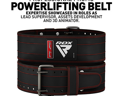 POWERLIFTING BELT | 3D PRODUCT PROMO | 3D LISTING