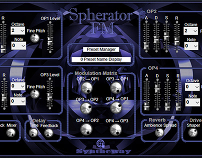 Spherator FM Synthesizer VST VST3 Audio Unit