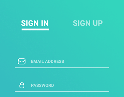 UI Challenge #001 - Sign up / Sign in