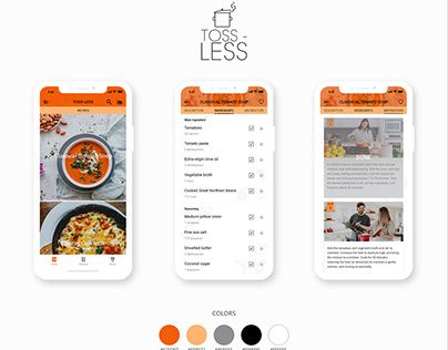 UI Design Food-Waste preventing Food App