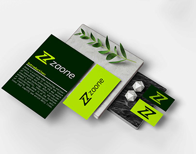 Zaone Technology Company Logo & Brand Identity Design