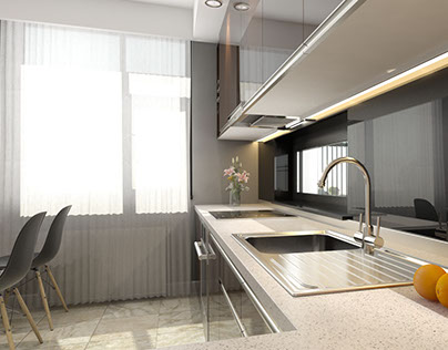 Kitchen-Dining-Living