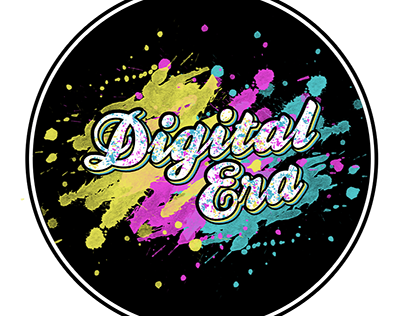 Digital Era Splatter Logo
