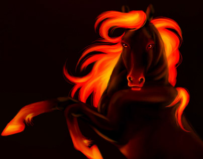 Fire Horse - WIP, 2008
