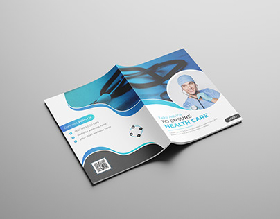Medical Healthcare Bifold Brochure Design