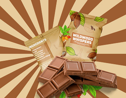 Chocolate Packaging Design for Wildwood Whispers